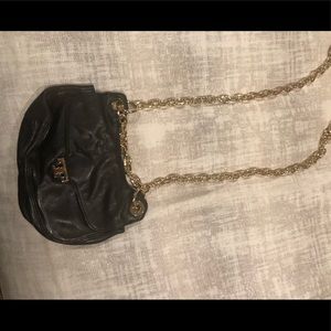 Tory Burch leather with gold enamel crossbody